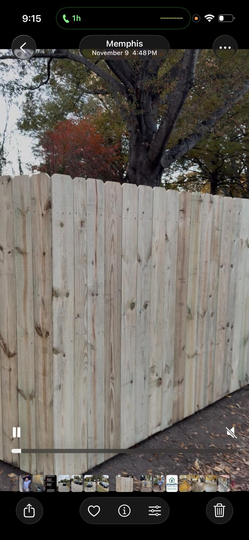 Fence repaired by Tennessee Fence Repair in Memphis, Tennessee